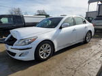 2013 Hyundai Genesis 3.8l White vin: KMHGC4DD4DU257859