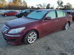 2013 Hyundai Genesis 3.8l Burgundy vin: KMHGC4DD5DU225759