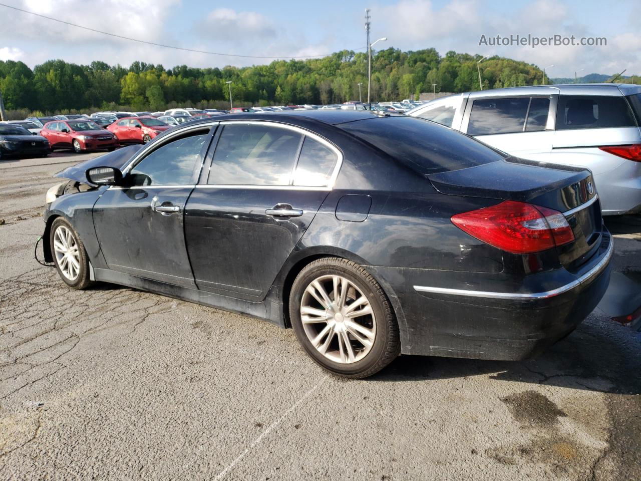 2013 Hyundai Genesis 3.8l Black vin: KMHGC4DD5DU231772