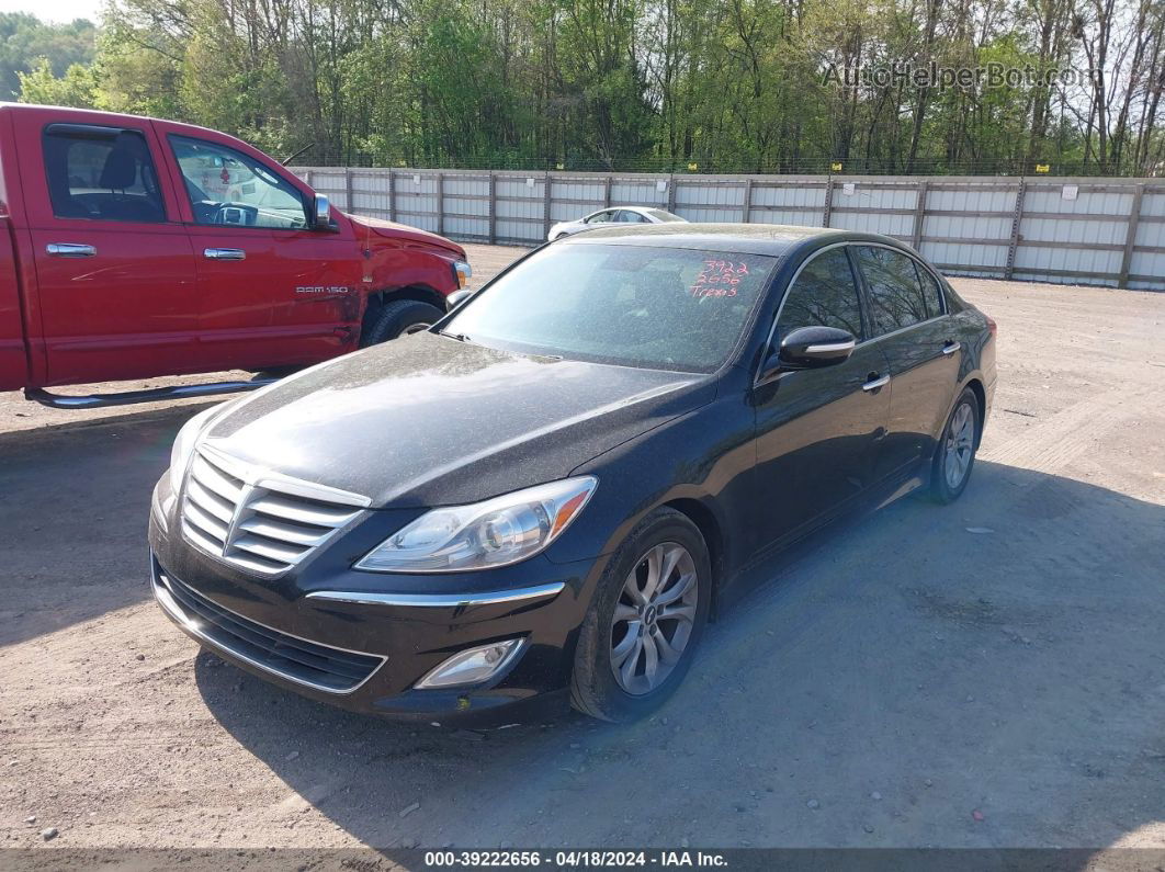 2013 Hyundai Genesis 3.8 Black vin: KMHGC4DD5DU247437