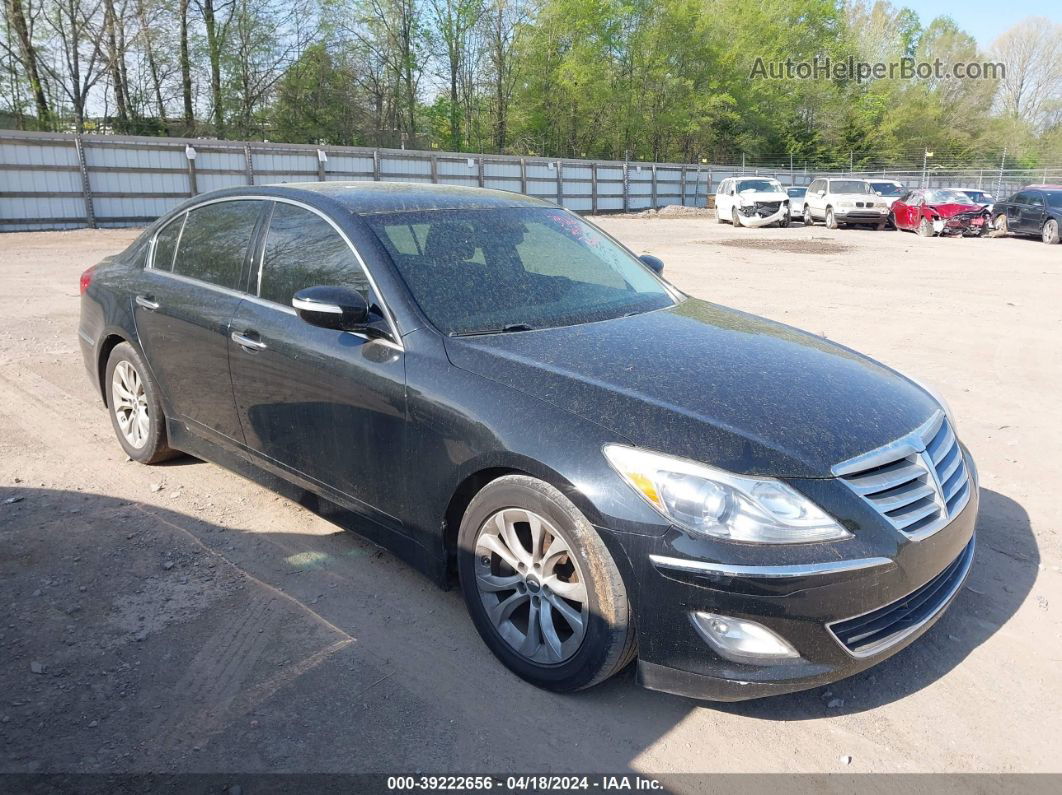 2013 Hyundai Genesis 3.8 Black vin: KMHGC4DD5DU247437