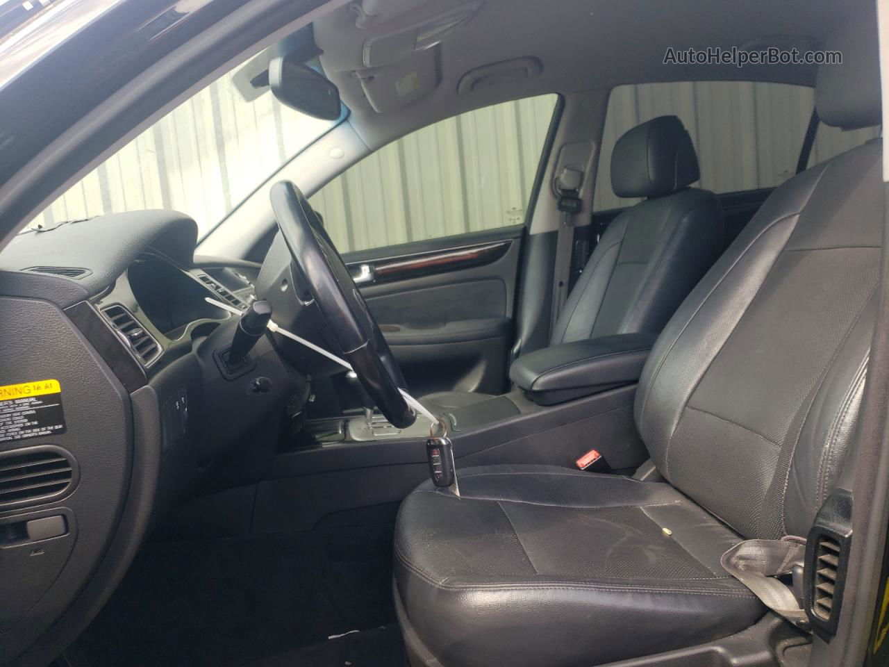 2013 Hyundai Genesis 3.8l Черный vin: KMHGC4DD5DU253853