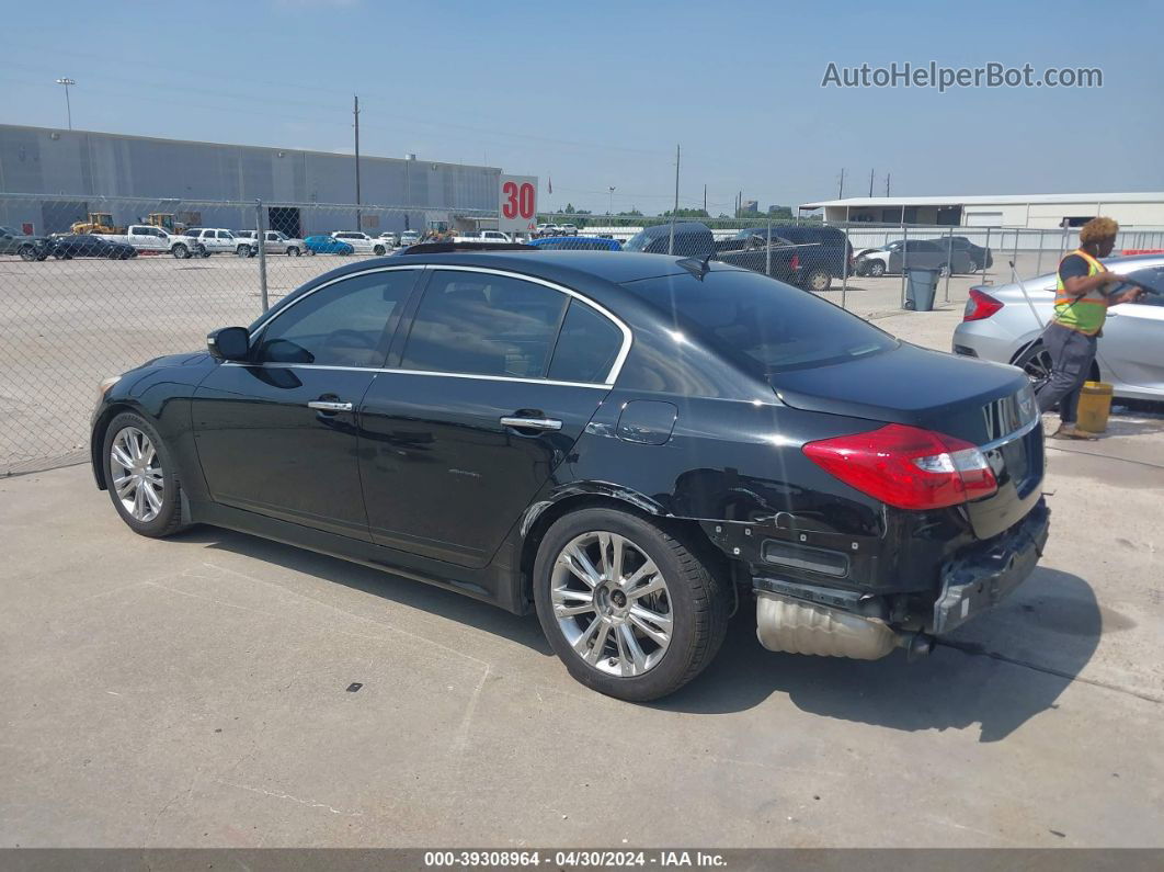 2013 Hyundai Genesis 3.8 Black vin: KMHGC4DD6DU242764