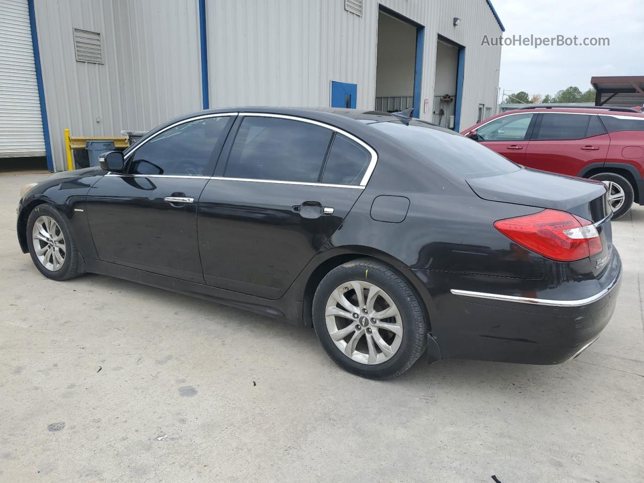 2013 Hyundai Genesis 3.8l Черный vin: KMHGC4DD6DU254767