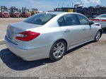 2013 Hyundai Genesis 3.8 Silver vin: KMHGC4DD7DU231255