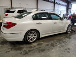 2013 Hyundai Genesis 3.8l White vin: KMHGC4DD7DU236830