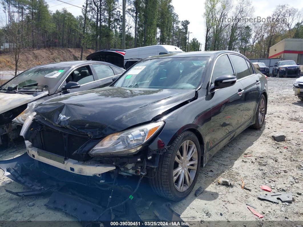 2013 Hyundai Genesis 3.8 Black vin: KMHGC4DD7DU251988