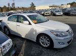 2013 Hyundai Genesis 3.8l White vin: KMHGC4DD8DU245701