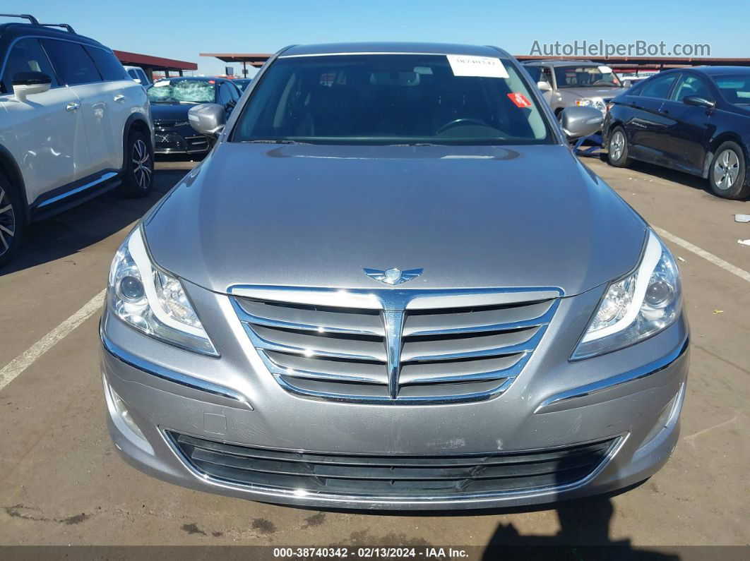 2013 Hyundai Genesis 3.8 Silver vin: KMHGC4DD8DU247495