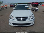 2013 Hyundai Genesis 3.8 White vin: KMHGC4DD8DU254348