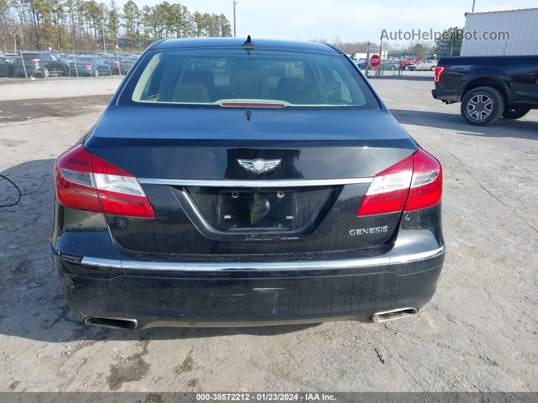 2013 Hyundai Genesis 3.8 Черный vin: KMHGC4DD9DU221665