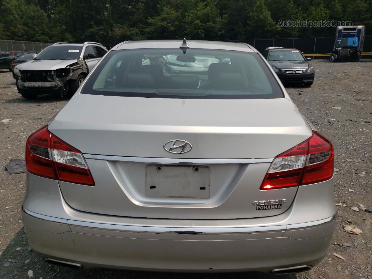 2013 Hyundai Genesis 3.8l Бежевый vin: KMHGC4DD9DU243357