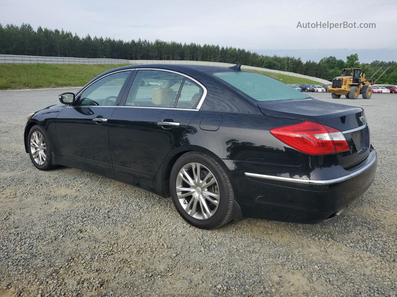 2013 Hyundai Genesis 3.8l Черный vin: KMHGC4DD9DU248039