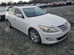 2013 Hyundai Genesis 3.8l White vin: KMHGC4DD9DU248445