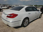 2013 Hyundai Genesis 3.8l White vin: KMHGC4DD9DU258098