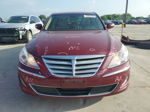 2013 Hyundai Genesis 3.8l Burgundy vin: KMHGC4DDXDU225045