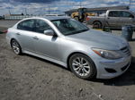 2013 Hyundai Genesis 3.8l Silver vin: KMHGC4DDXDU253198