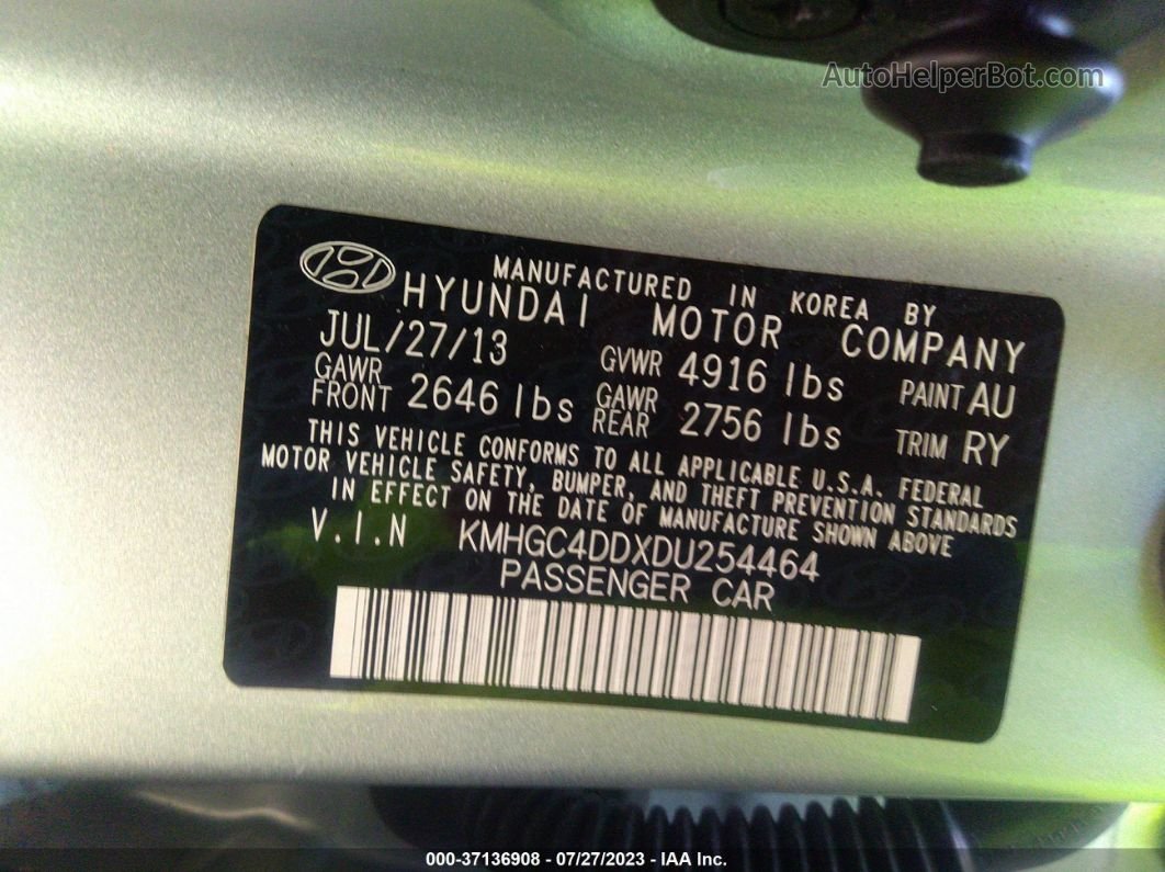 2013 Hyundai Genesis 3.8l Серебряный vin: KMHGC4DDXDU254464