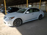 2013 Hyundai Genesis 5.0l White vin: KMHGC4DH0DU249793