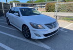 2013 Hyundai Genesis 5.0l White vin: KMHGC4DH3DU237525