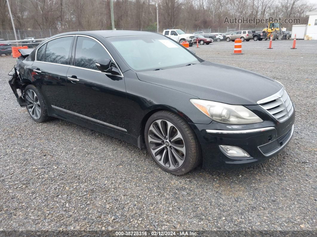 2013 Hyundai Genesis 5.0 R-spec Черный vin: KMHGC4DH6DU251628