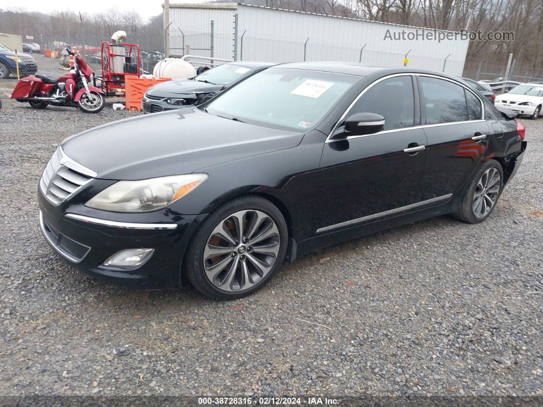 2013 Hyundai Genesis 5.0 R-spec Black vin: KMHGC4DH6DU251628