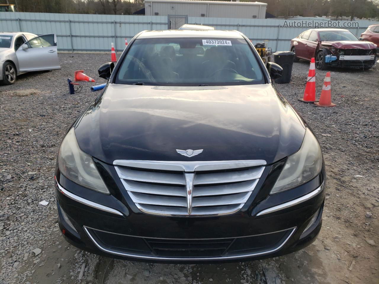 2013 Hyundai Genesis 5.0l Black vin: KMHGC4DH8DU218792