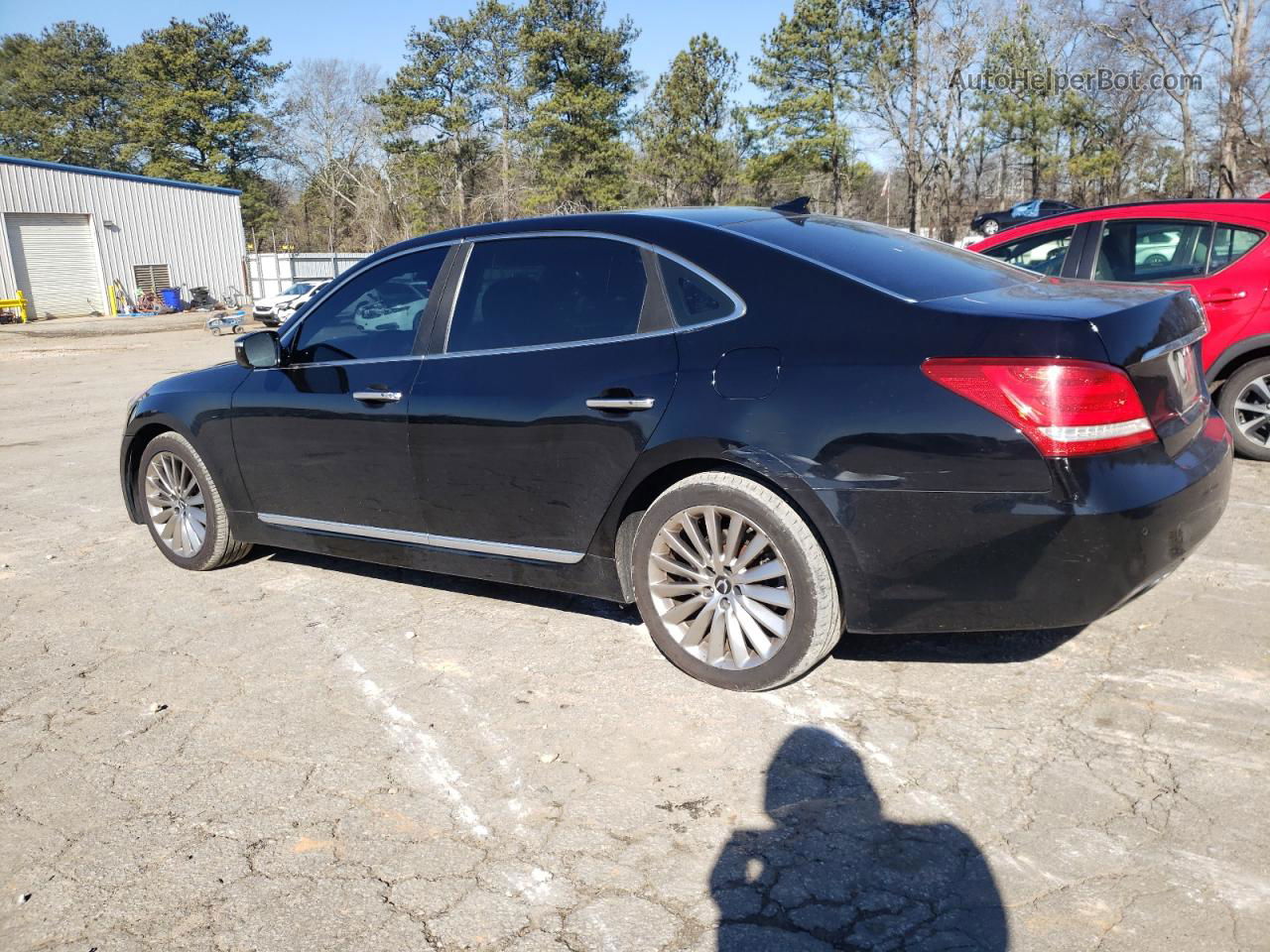 2014 Hyundai Equus Signature Black vin: KMHGH4JH0EU073948