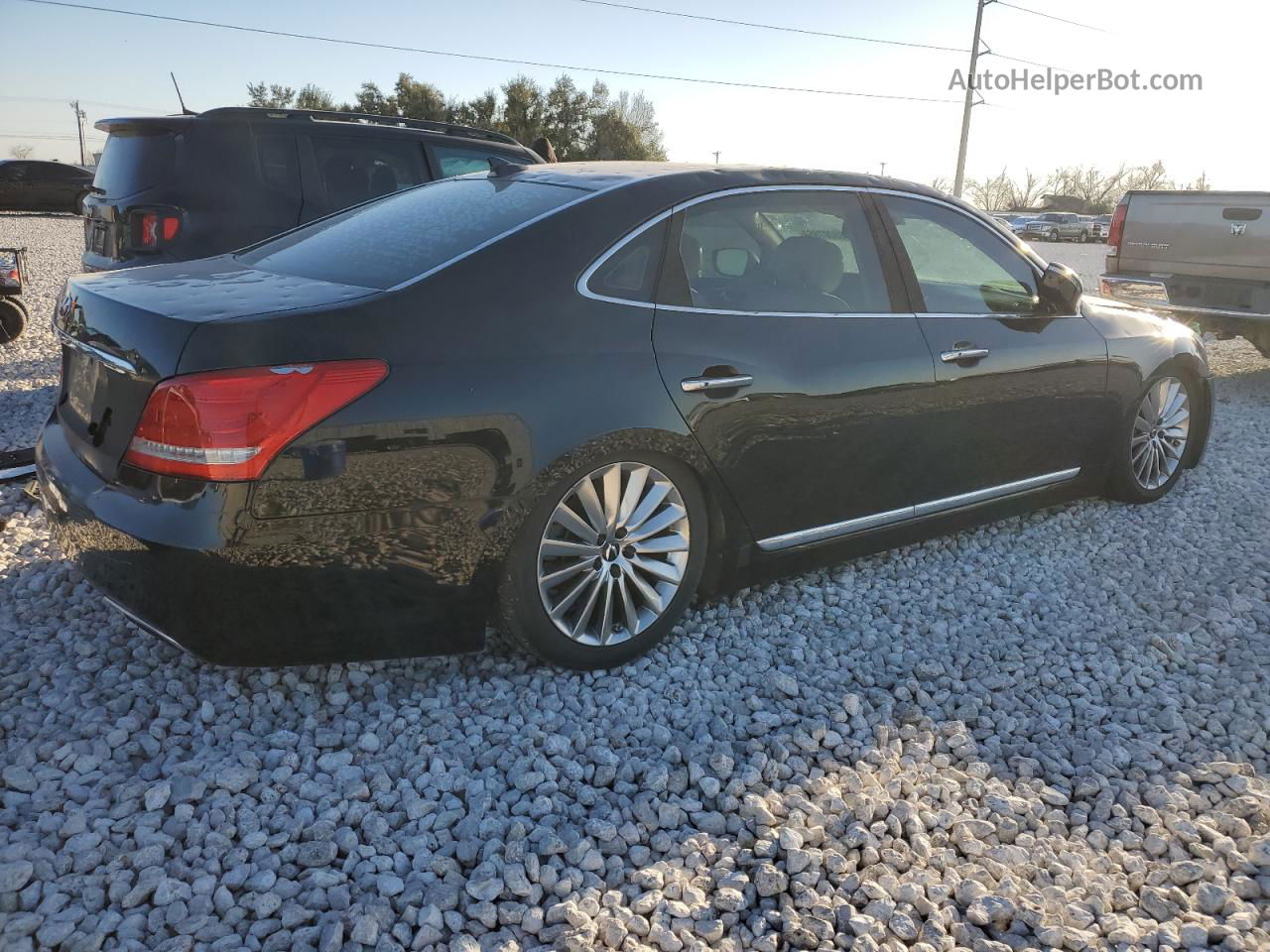 2014 Hyundai Equus Signature Black vin: KMHGH4JH0EU079264