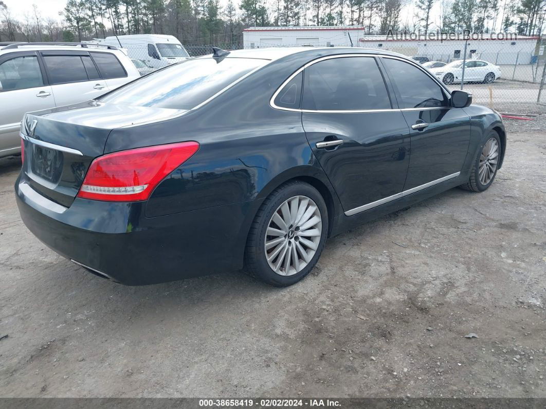 2014 Hyundai Equus Signature Черный vin: KMHGH4JH0EU090376