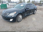 2014 Hyundai Equus Signature Черный vin: KMHGH4JH0EU090376