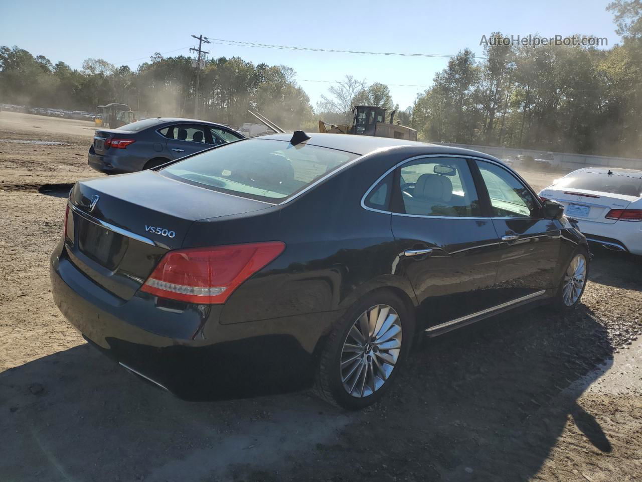 2014 Hyundai Equus Signature Black vin: KMHGH4JH1EU084344