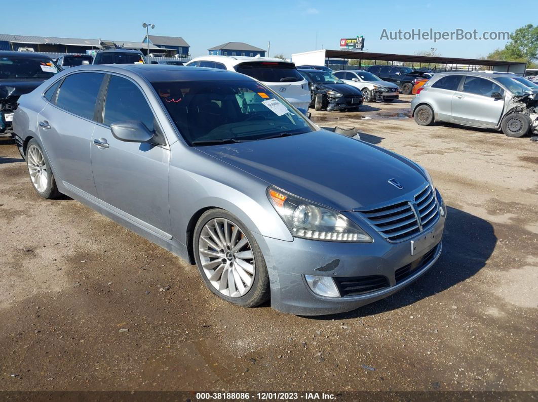 2014 Hyundai Equus Signature Gray vin: KMHGH4JH1EU088068