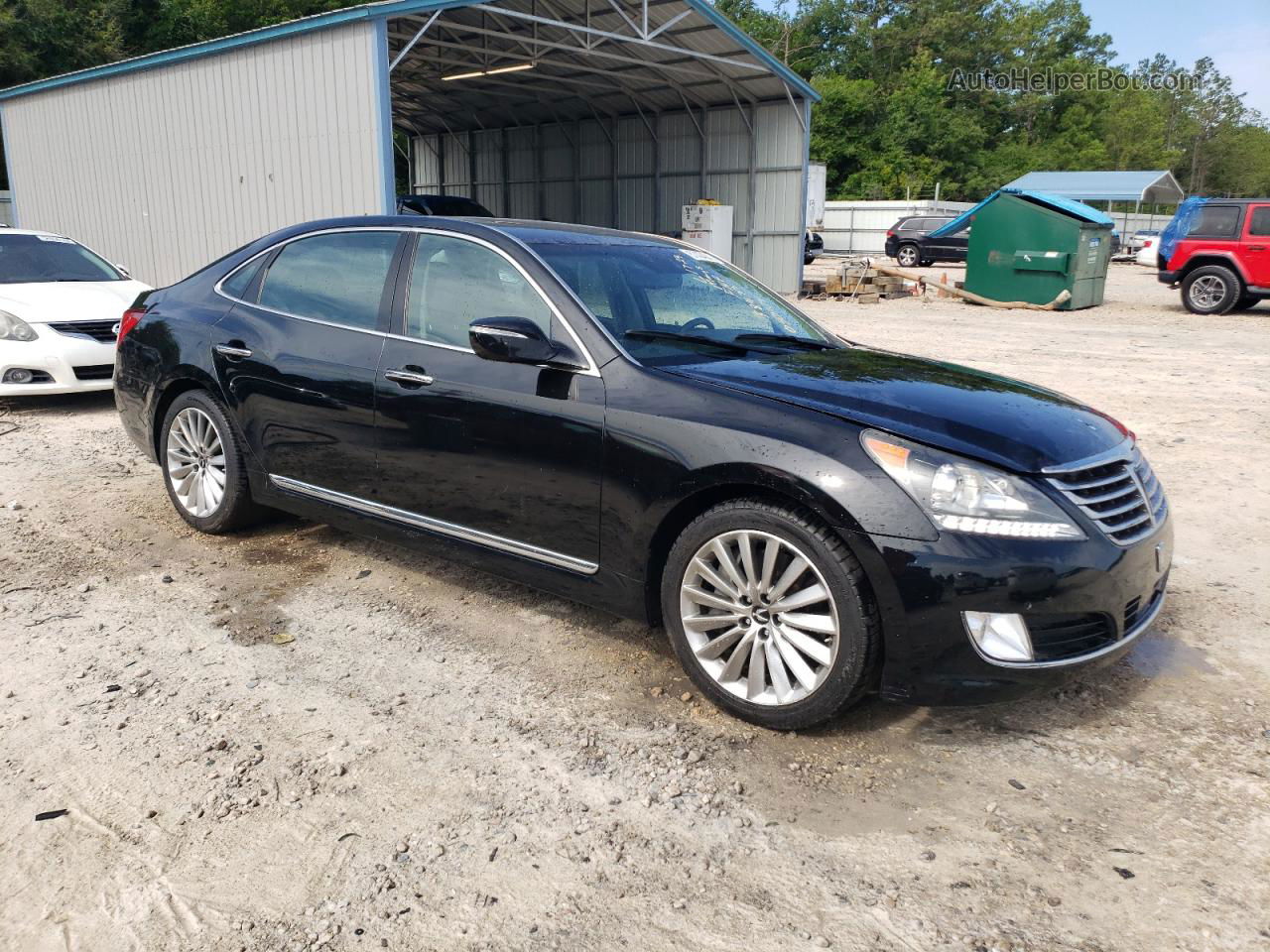 2014 Hyundai Equus Signature Black vin: KMHGH4JH1EU090774