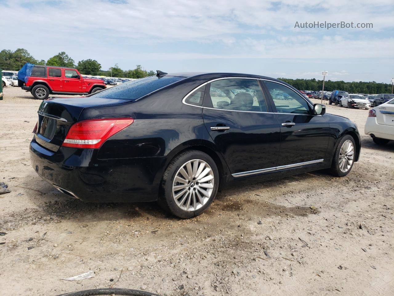 2014 Hyundai Equus Signature Black vin: KMHGH4JH1EU090774