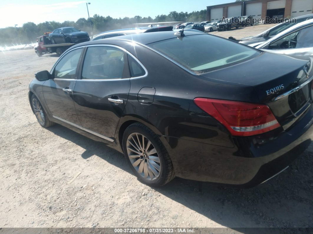 2014 Hyundai Equus Signature Black vin: KMHGH4JH2EU074146