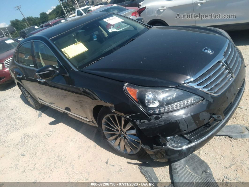 2014 Hyundai Equus Signature Black vin: KMHGH4JH2EU074146