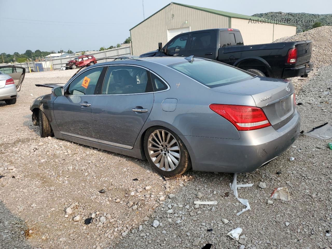 2014 Hyundai Equus Signature Blue vin: KMHGH4JH2EU087012