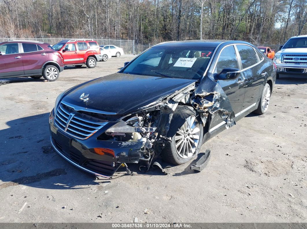 2014 Hyundai Equus Signature Black vin: KMHGH4JH3EU074043