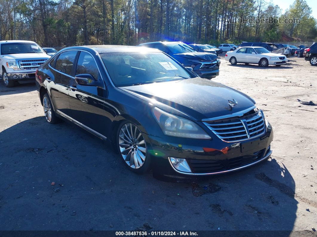 2014 Hyundai Equus Signature Black vin: KMHGH4JH3EU074043