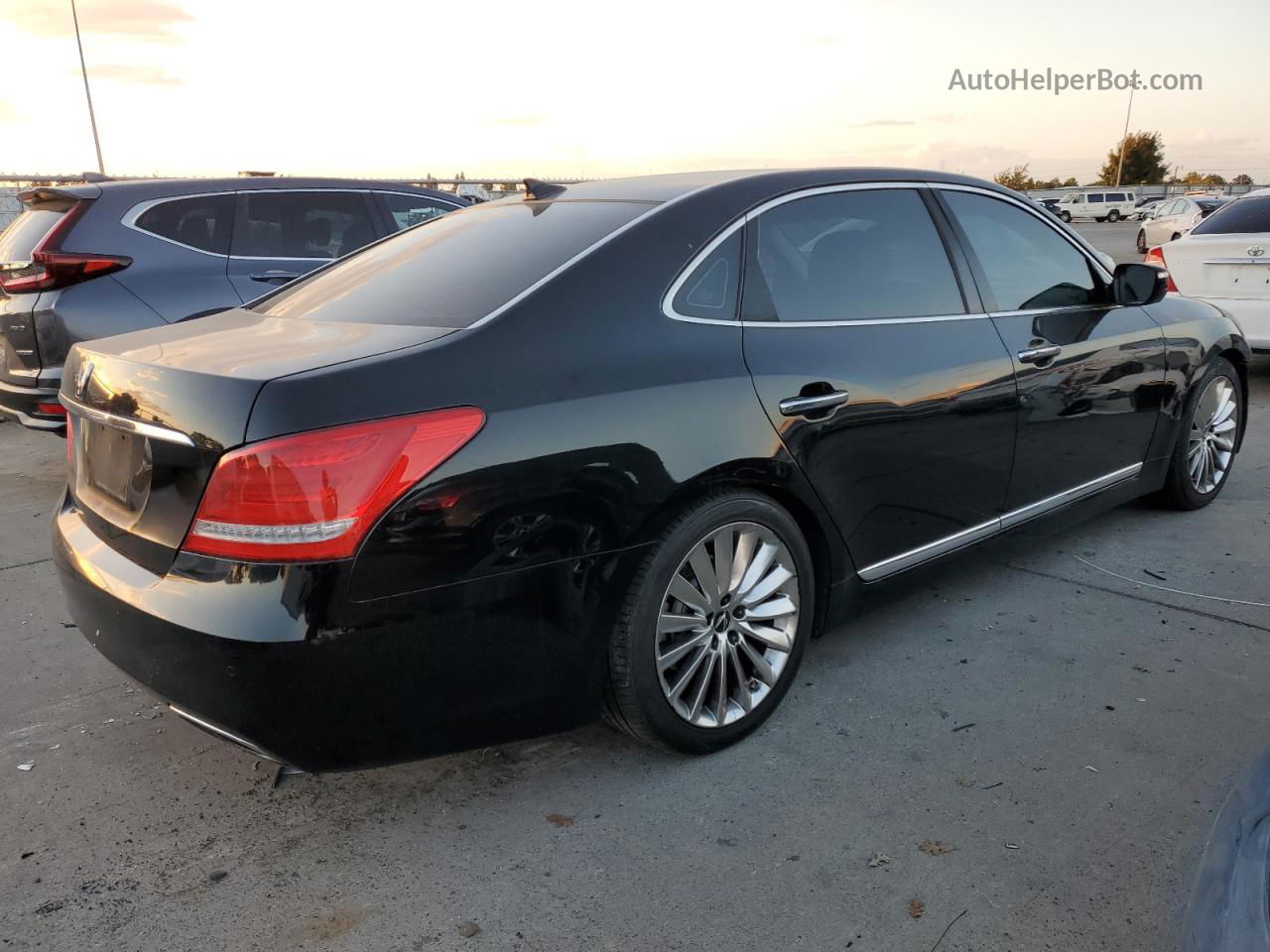 2014 Hyundai Equus Signature Black vin: KMHGH4JH3EU075371