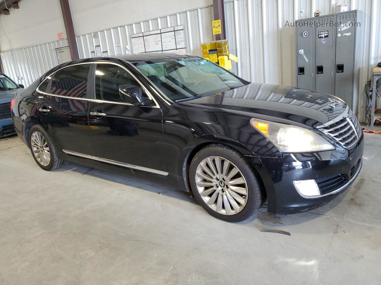 2014 Hyundai Equus Signature Black vin: KMHGH4JH3EU076374