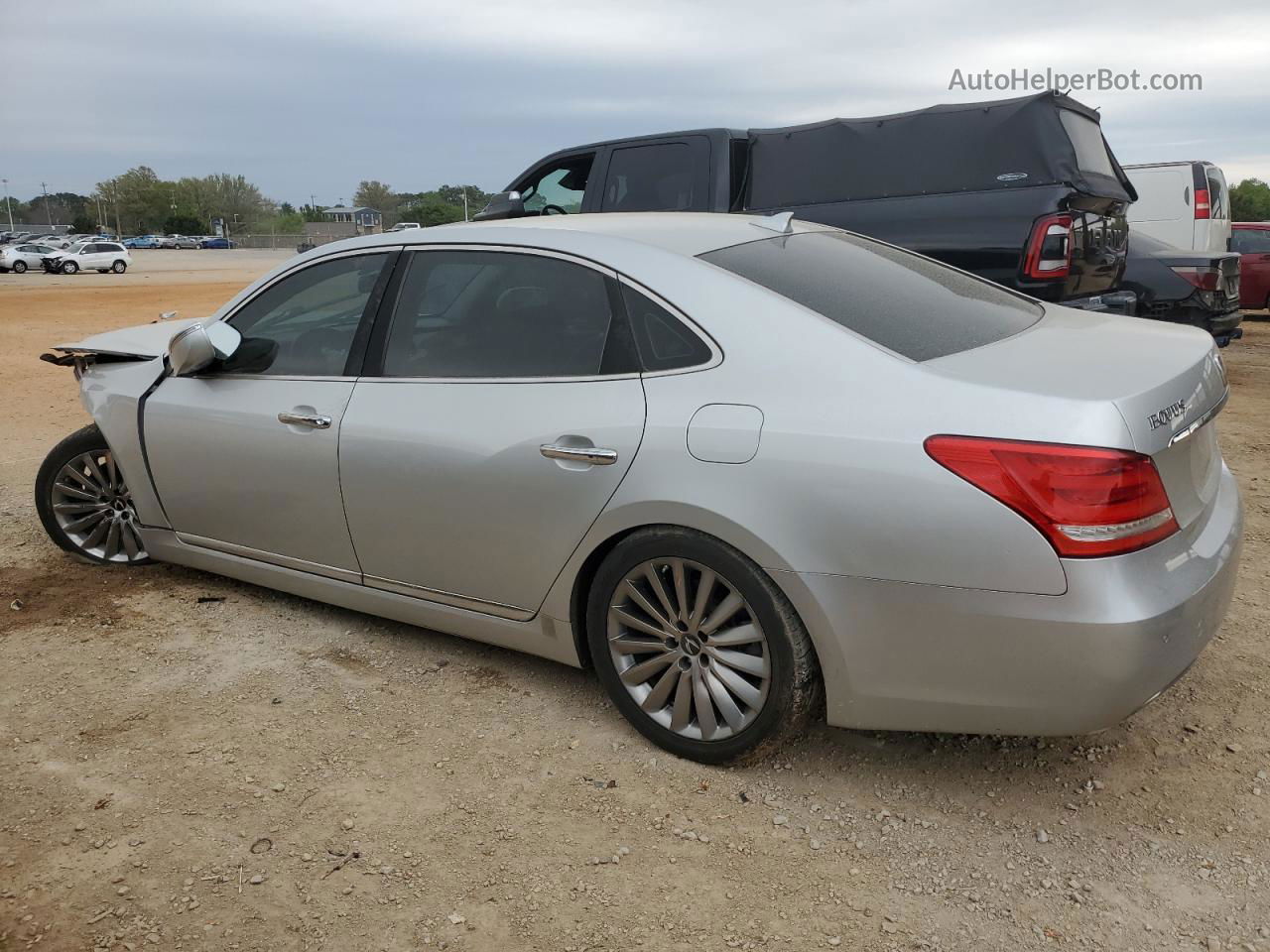 2014 Hyundai Equus Signature Silver vin: KMHGH4JH3EU079355