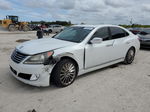 2014 Hyundai Equus Signature White vin: KMHGH4JH3EU079906