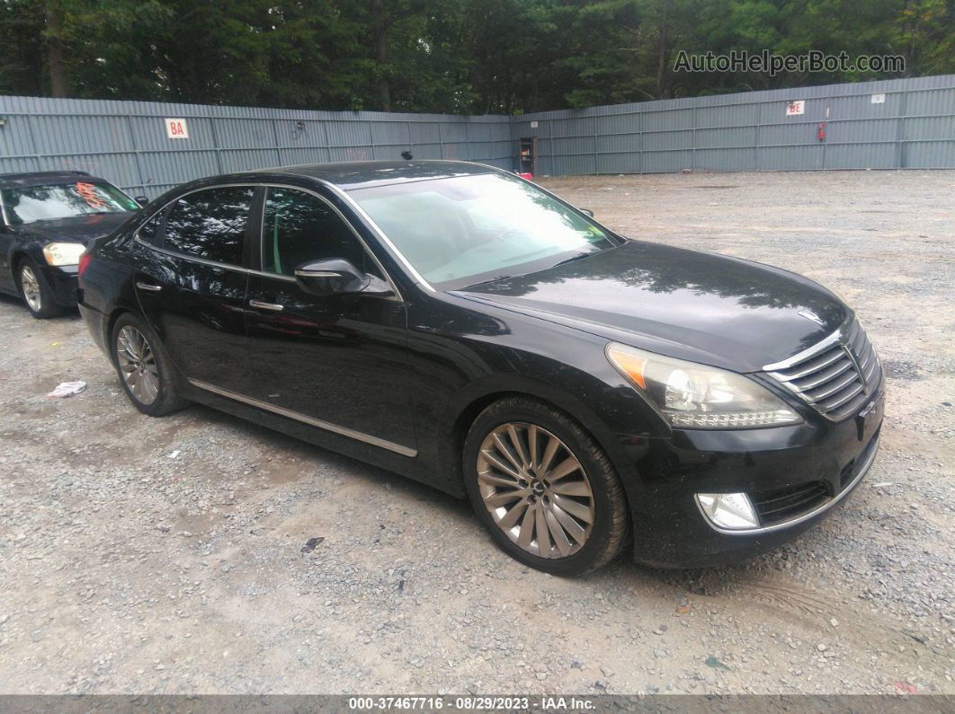 2014 Hyundai Equus Signature Black vin: KMHGH4JH3EU085057