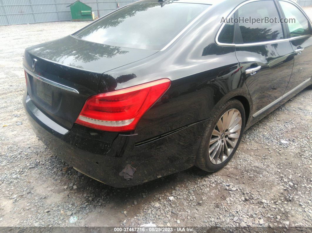 2014 Hyundai Equus Signature Черный vin: KMHGH4JH3EU085057