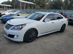 2014 Hyundai Equus Signature White vin: KMHGH4JH3EU085138