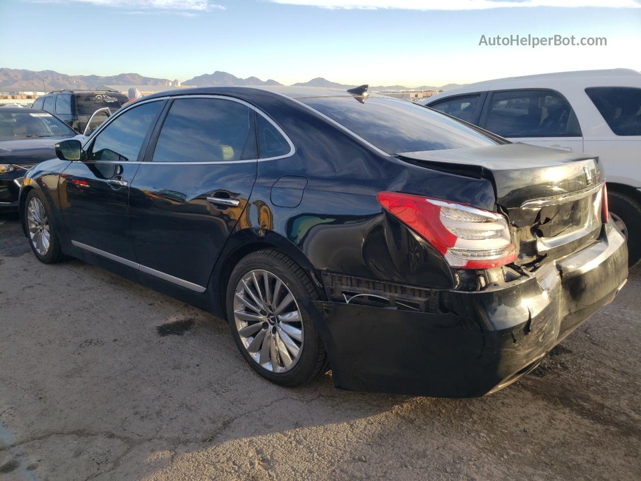 2014 Hyundai Equus Signature Black vin: KMHGH4JH4EU085472