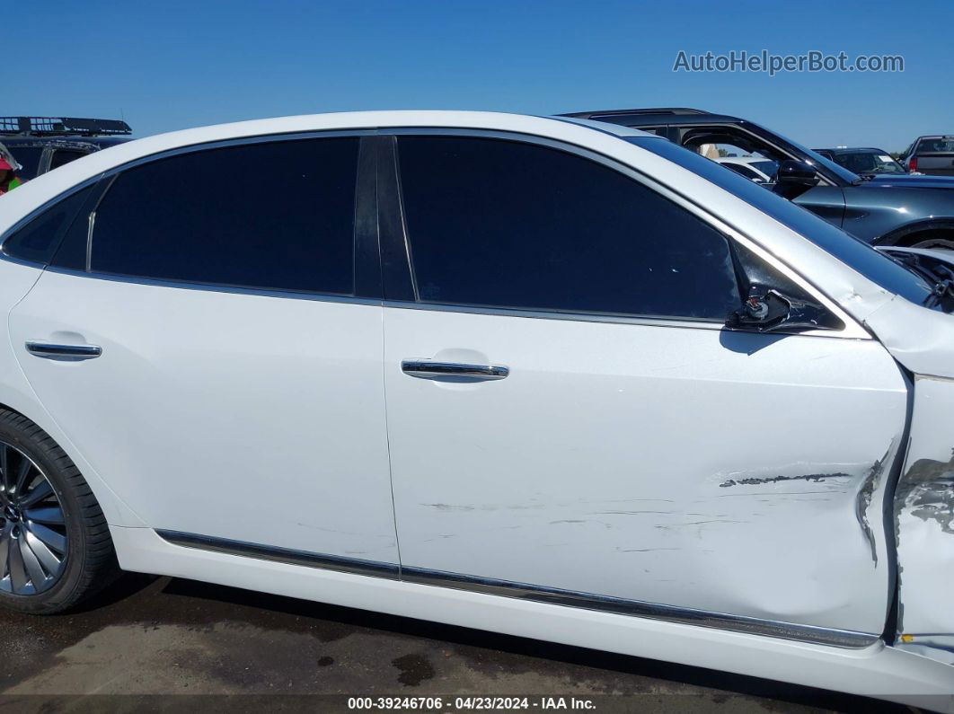 2014 Hyundai Equus Signature White vin: KMHGH4JH5EU081317