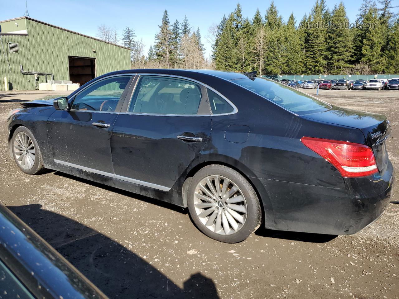 2014 Hyundai Equus Signature Black vin: KMHGH4JH6EU081441